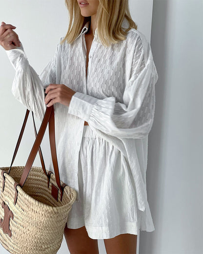 Designed Shirts & Shorts Two Pieces Suits for Women