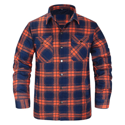Casual Long Sleeves Thicken Jacket Coats for Men