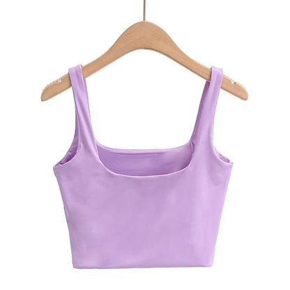 Sexy Sleeveless Short Tank Tops
