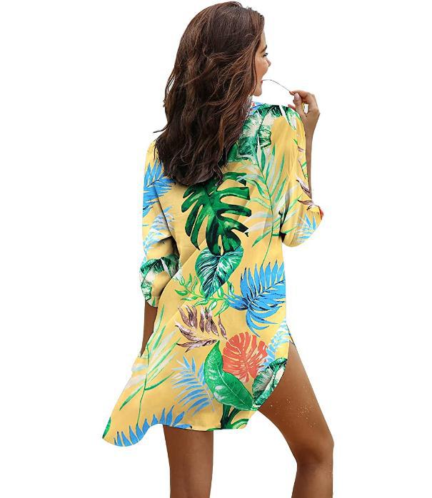 Summer Beach Chiffon Bikini Shirts