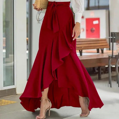 Casual Summer Ruffled A Line Skirts for Women