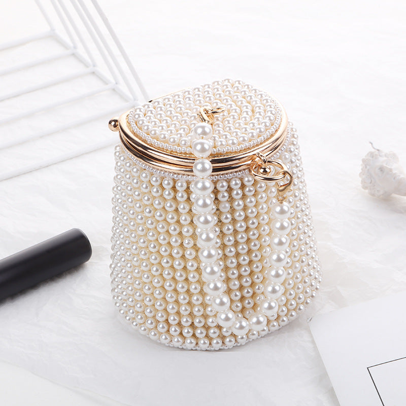 Gorgeous DIY Pearl Bucket Bag/Evening Party Bag