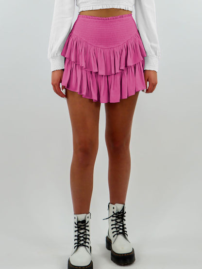 Fashion Summer Ruffled Mini Skirts for Women