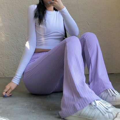 Sexy High Waist Trumpet Pants