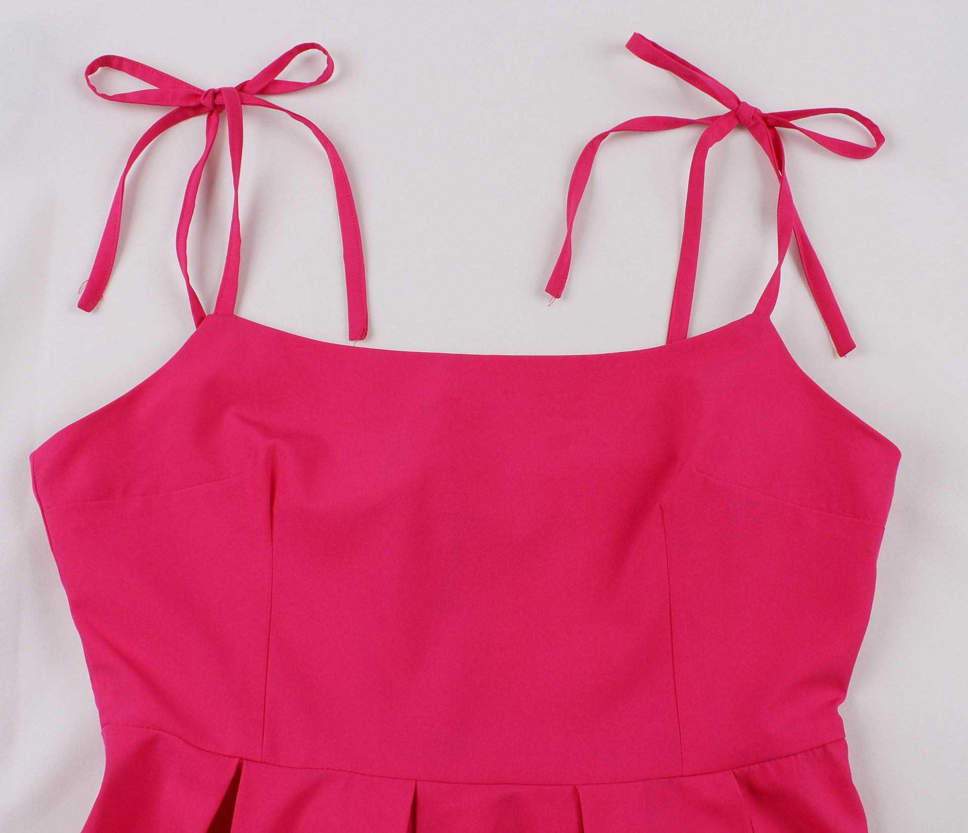 Vintage Sweet Bow Spaghetti Straps Dresses