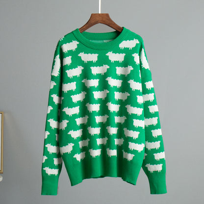 Casual Round Neck Pullover Sweaters
