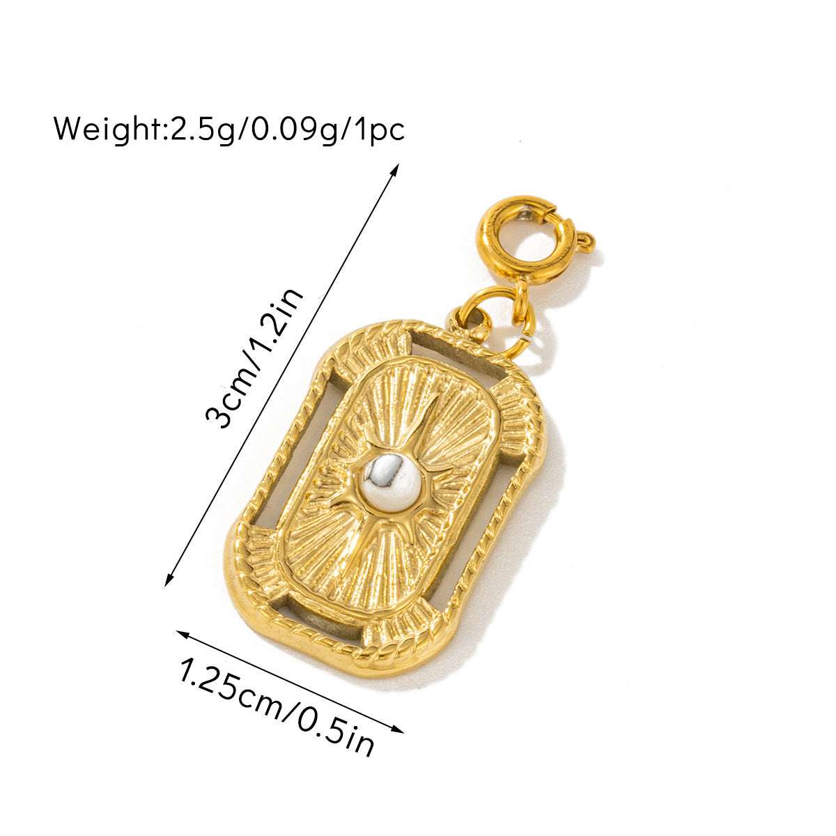 Designed Fashion Square Round Shaped Pendant & Chains an for Women