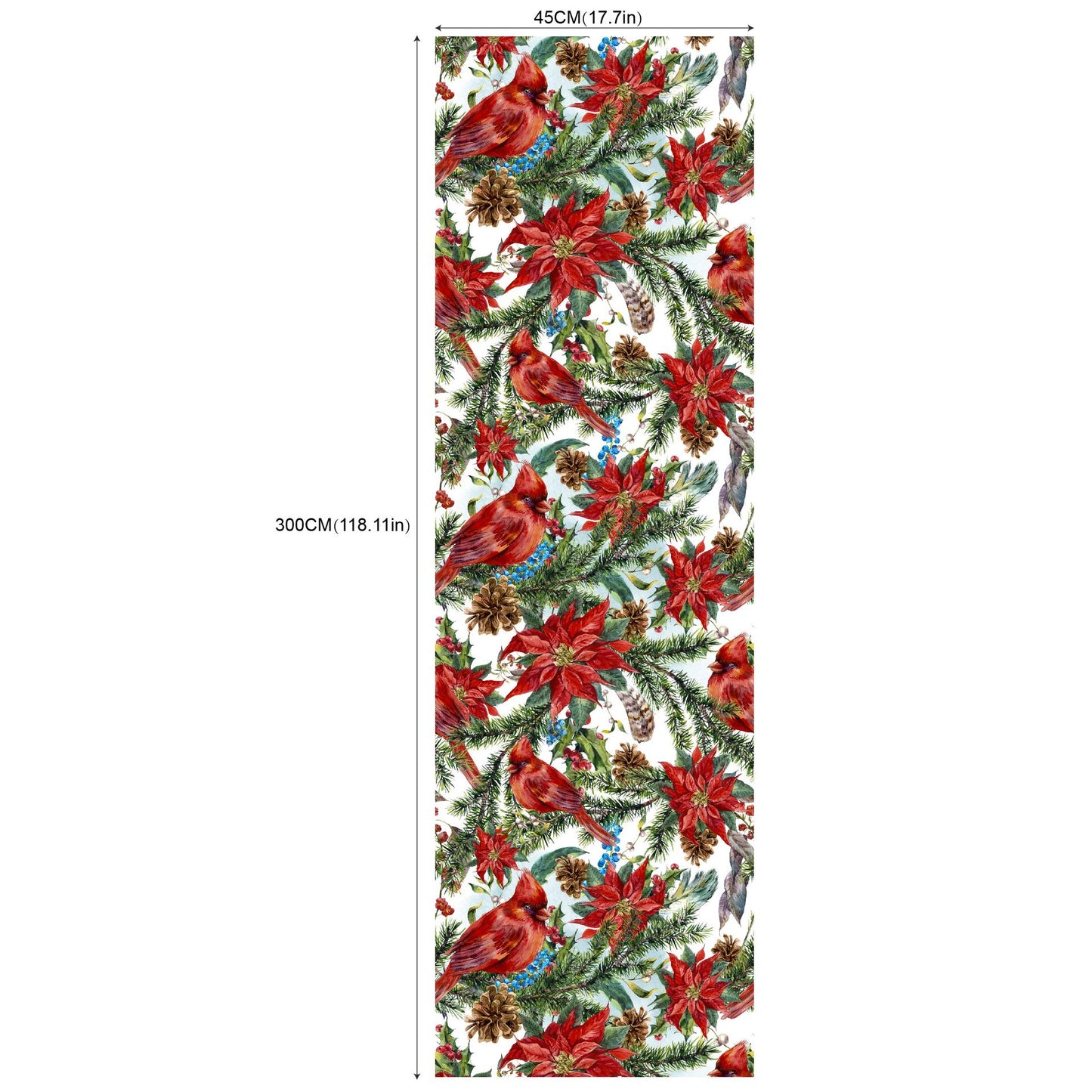 Environmental Friendly Self-adhesive Christmas Wallpaper