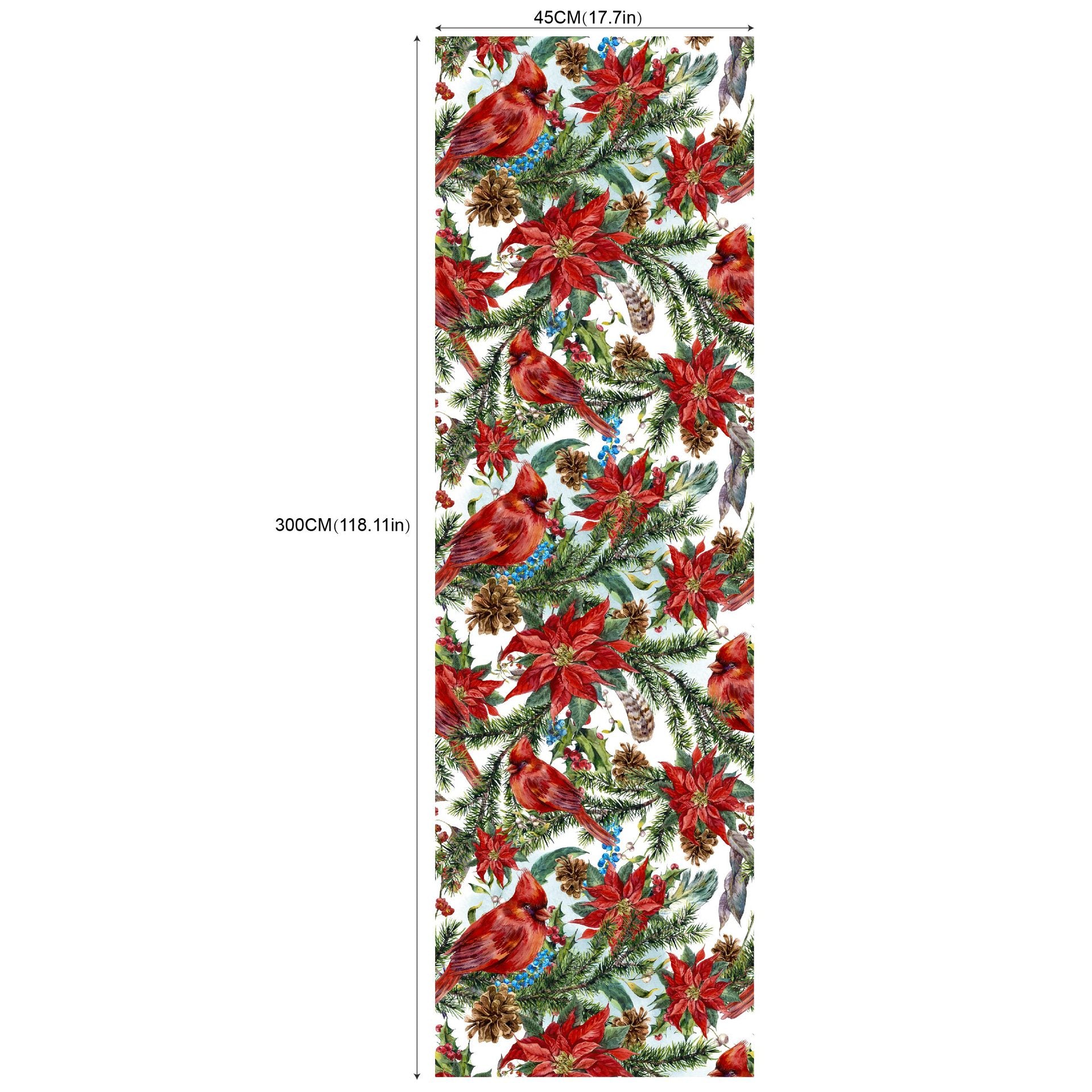 Environmental Friendly Self-adhesive Christmas Wallpaper