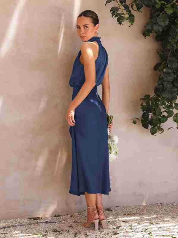 Sexy Halter Women Evening Party Dresses
