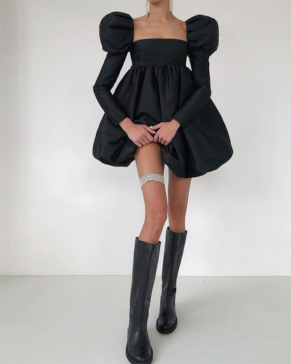 Lovely Satin Princess Mini Dresses for Women