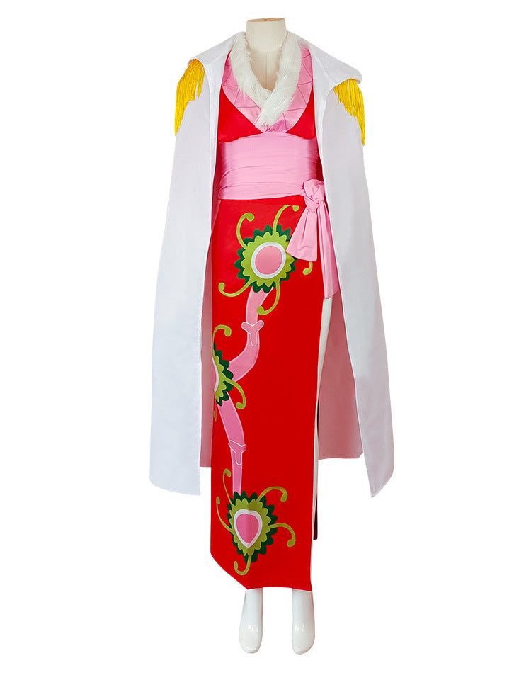 One Piece Boa·Hancock Cheongsam Cosplay Costume 1403