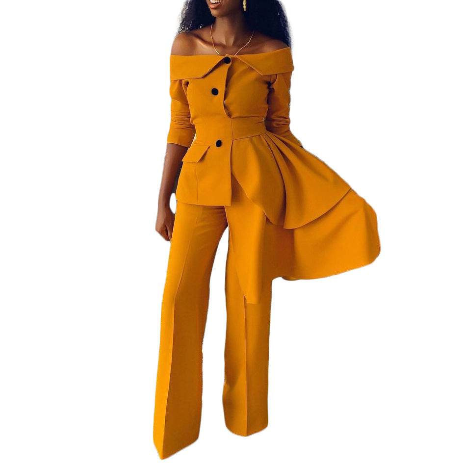 Fashion Blazer Tops and Pants Suits for Women