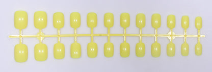 Simple Light Round Short Press on Nails