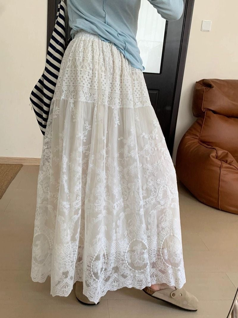 Fashion Fairy High Waist Women Long Skirts