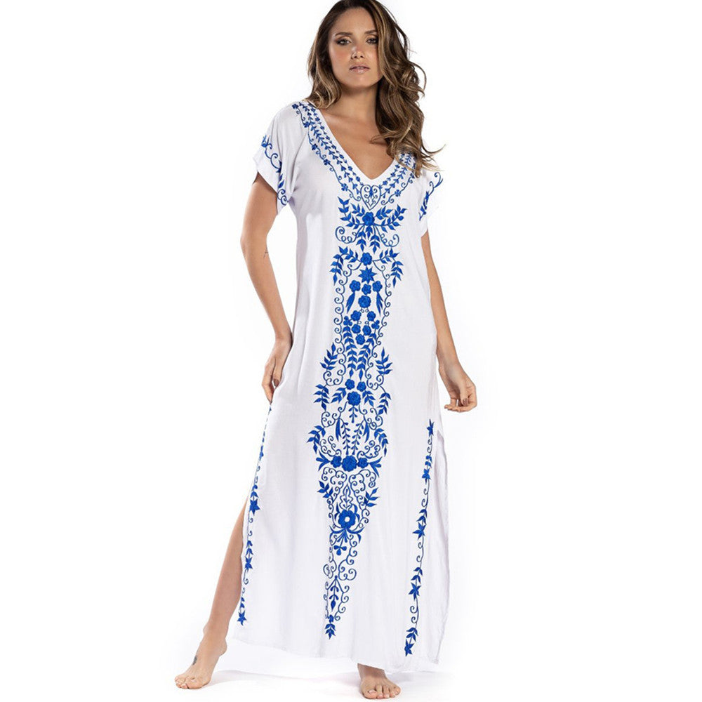 Casual Embroidery Summer Bikini Dresses
