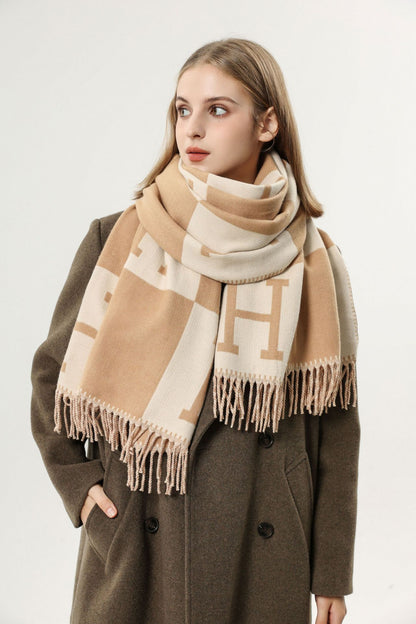 H Design Winter Warm Scarves Shawl
