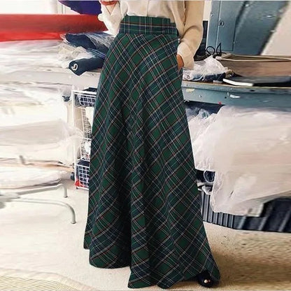 Vintage High Waist A Line Skirts for Women