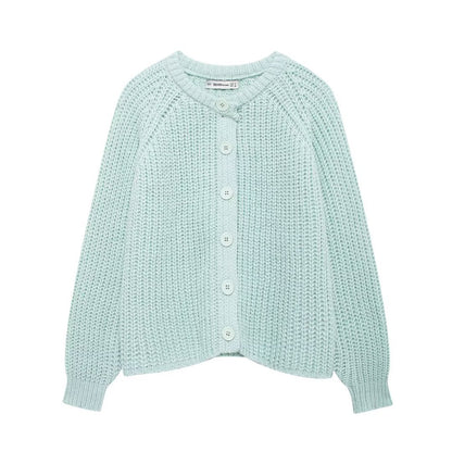 Casual Long Sleeves Knitted Cardigan Sweaters