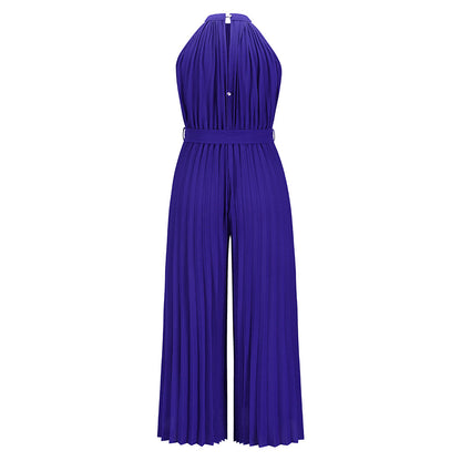 Sexy Halter Summer Wide Legs Jumpsuits for Women