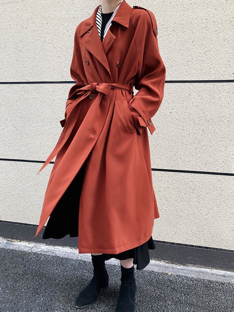Fashion Loose Long Trench Coats for Women