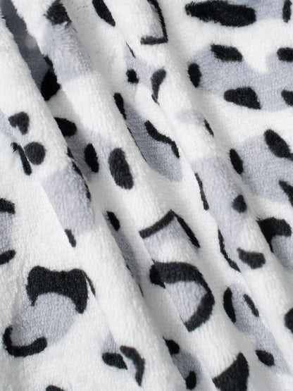 Casual Leopard Leopard Women Wide-leg Pants