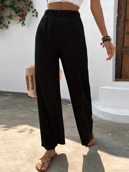 Casual Wide Legs Long Pants for Women