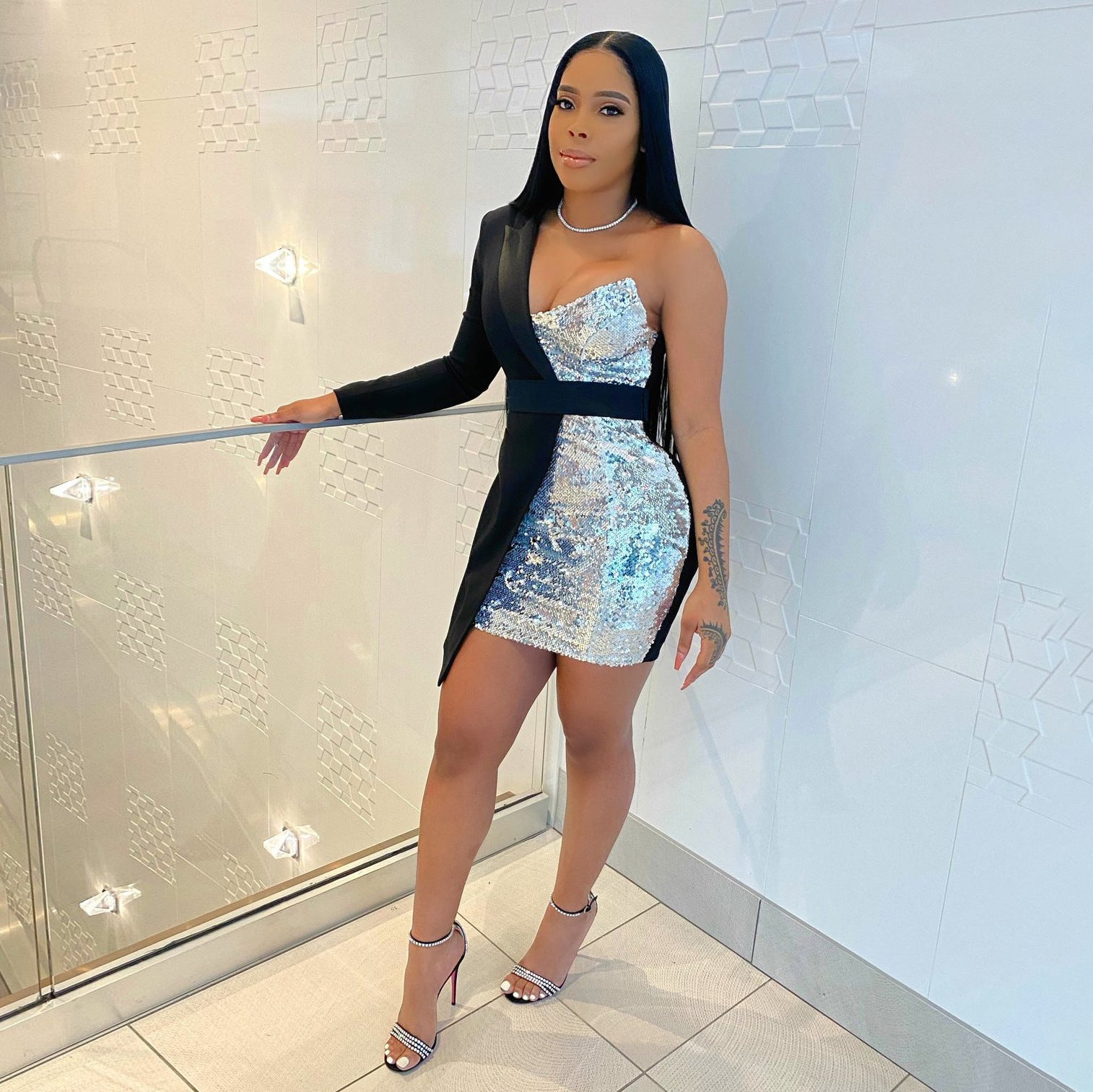 Sexy Designed Long Sleeves Night Club Dresses