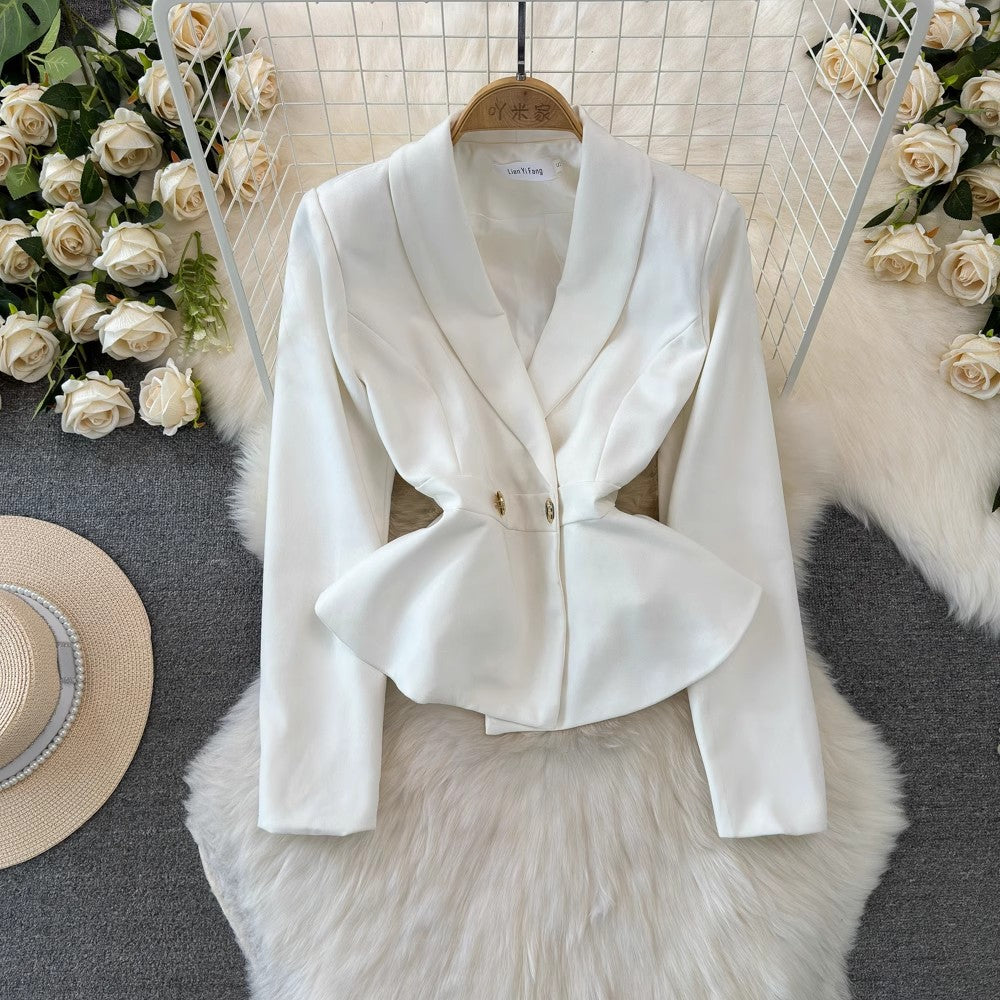 Fashion Long Sleeves Blazers and Sheath Skirts for Women