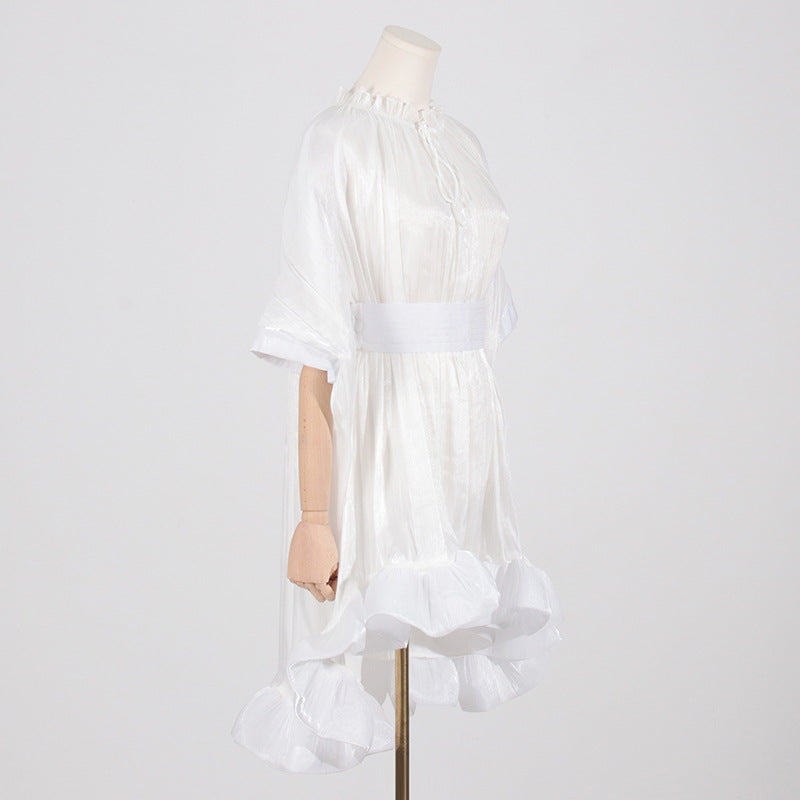 Luxury Designed Ruffled Short Dresses