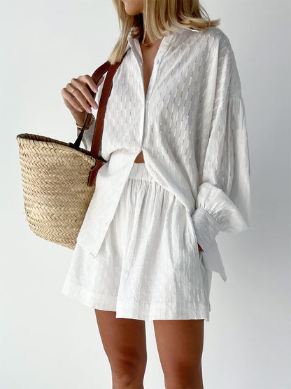 Designed Shirts & Shorts Two Pieces Suits for Women