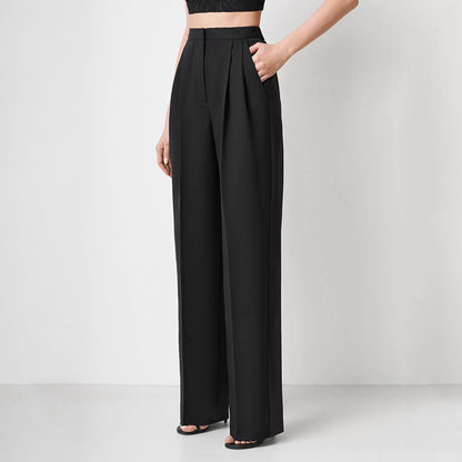 Fashion Elastic Waist Casual Pants