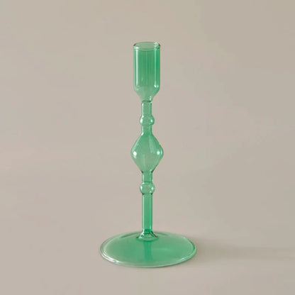 Slim Candlestick Holder Glass Candle Holders Home Decor Glass Table Candle Stand Holder Creative Decoration Ornament