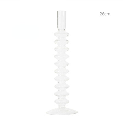 European Candle Holder Glass Candlestick Home Decoration Wedding Decoration Candle Stick Holder Nordic Home Decor