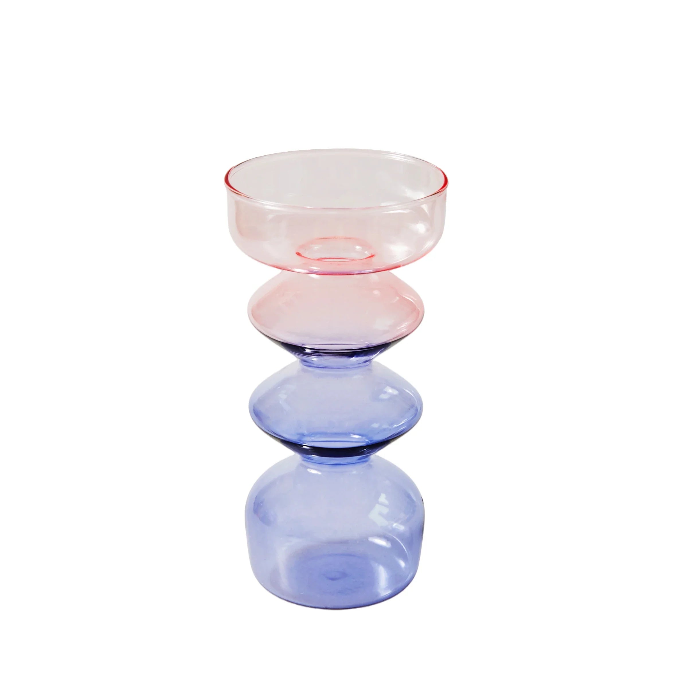 Floriddle Glass Candlesticks Lilac Candle Holders Wedding Table Centerpieces Nordic Home Decoration Christmas Gift