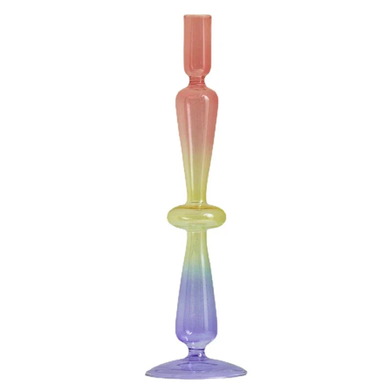 Candlestick Holder Glass Candle Holder for Candlestick Dinner Party Wedding Centerpieces Table Decoration Home Decor