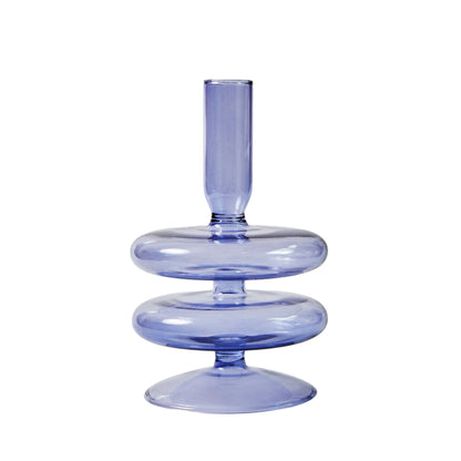 Floriddle Glass Candlesticks Lilac Candle Holders Wedding Table Centerpieces Nordic Home Decoration Christmas Gift