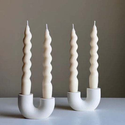 Nortic Double Candlestick Holder Modern Wedding Table Decor Candle Holder Home Wedding Decor Desktop Ornament Best Gift