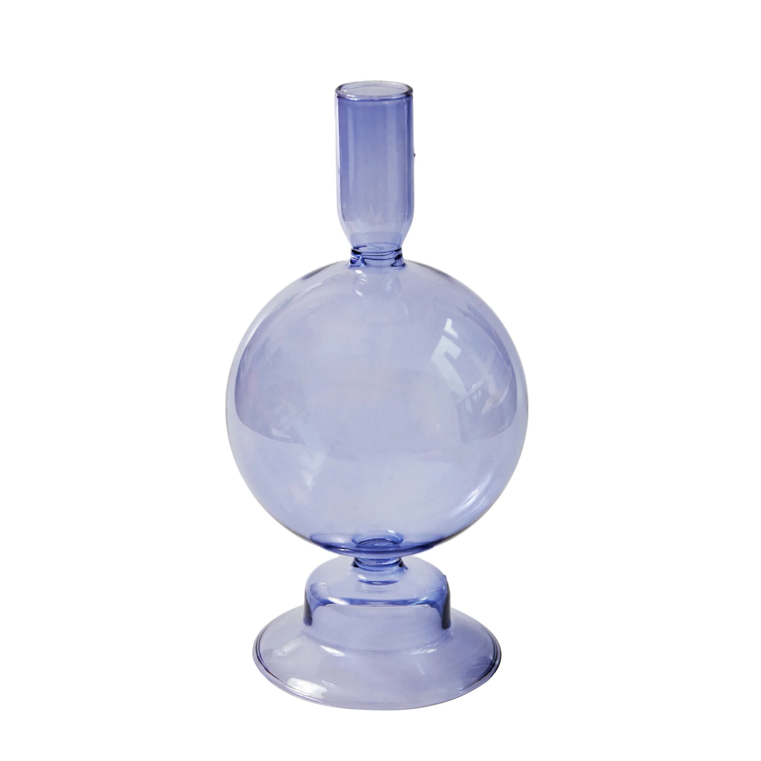 Floriddle Glass Candlesticks Lilac Candle Holders Wedding Table Centerpieces Nordic Home Decoration Christmas Gift