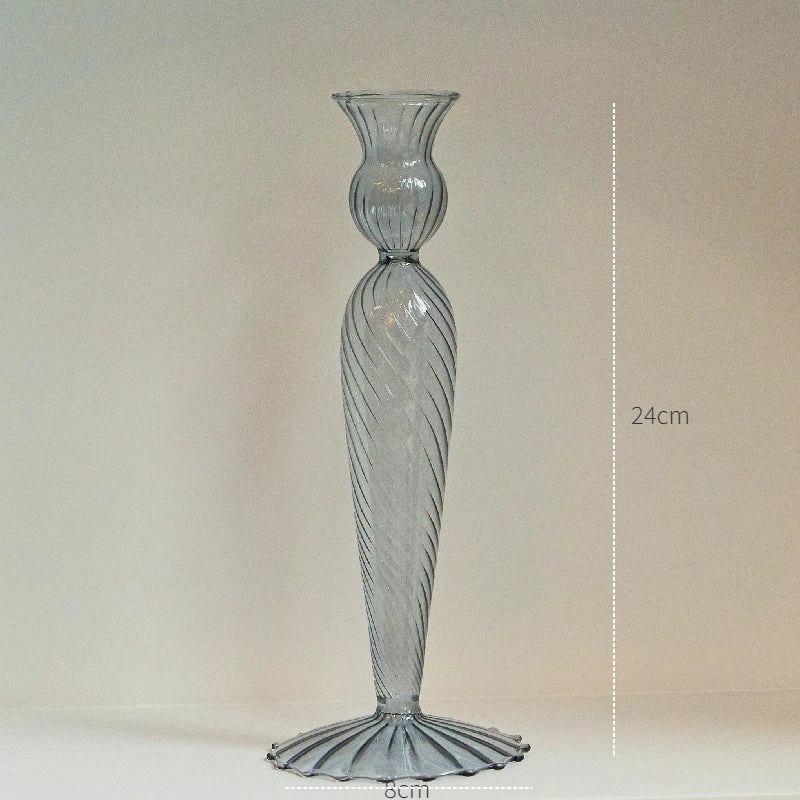 Decorative Candle Holders Nordic Taper Candlestick Stand for Home Wedding Decoration Party Vase Table Centerpiece Couple Gift