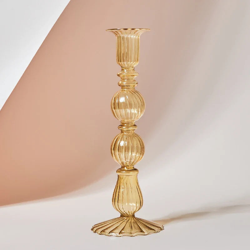 Artist Style Candle Holders Candlestick Wedding Table Centerpieces Room Decoration for Home Decor Designers Crystal Glass