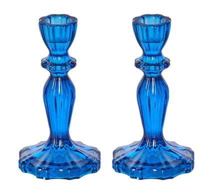 Decorative Crystal Candle Holders for Table Wedding Table Centerpiece Candle Stand Clear Glass Candlestick Holder Home Decor