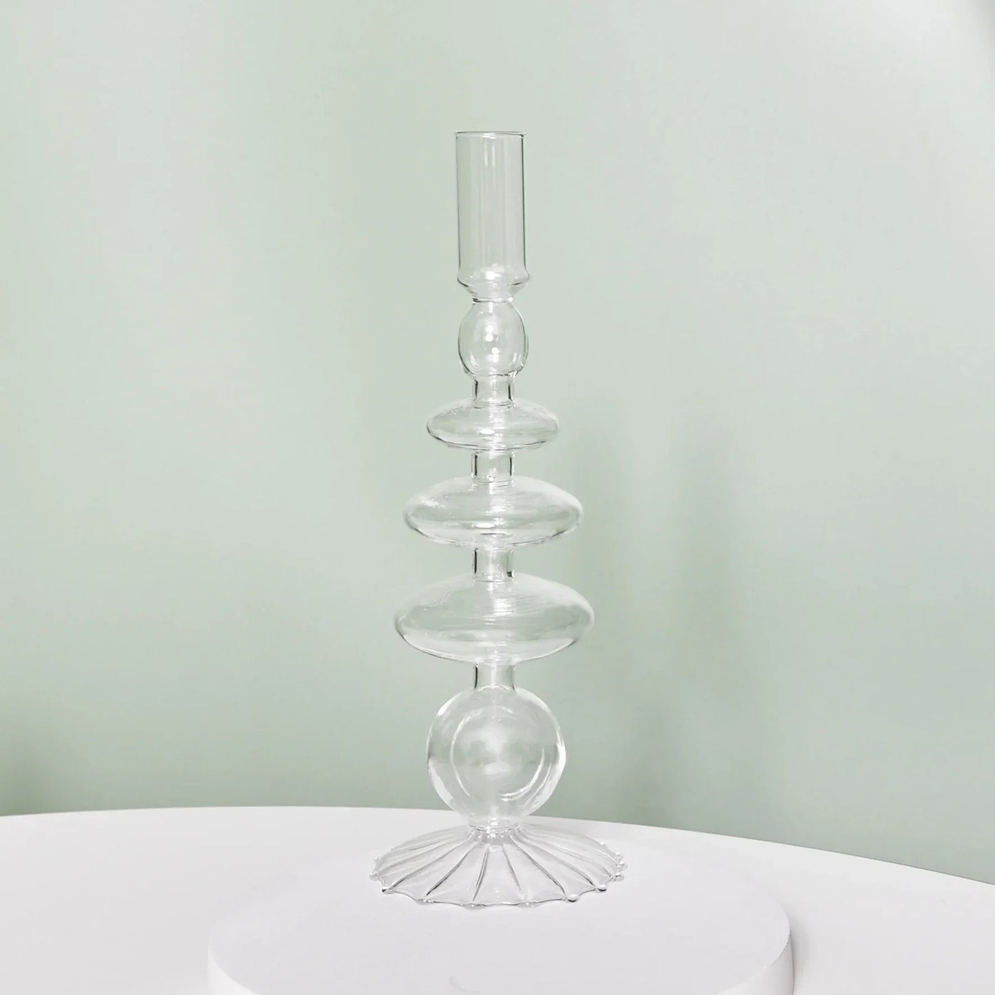 Creative Morocco Candlestick Glass Decorative Candlestick Holder Window Display Home Decoration accessories Wedding Table