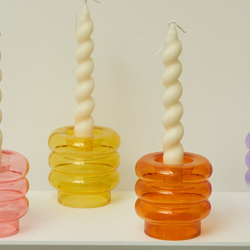 2pc Spiral Candles Scented Candle Decorative Candles Taper Candles Home Decor Wedding Decoration Centerpieces Candlestick Gift