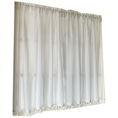 Korean style window screens are opaque and perforated-free. hook and loop curtains, bay windows, balcony floor-to-ceiling window