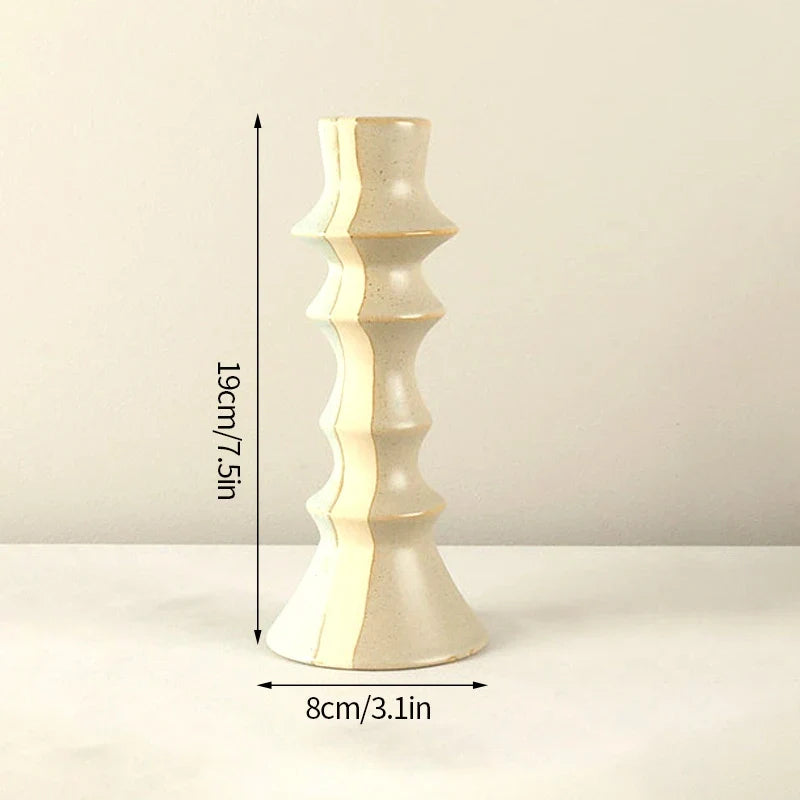 Ceramic Candlestick Nordic Candle Holder Candlestick Candle Home Decoration Candle Holders Wedding Decoration