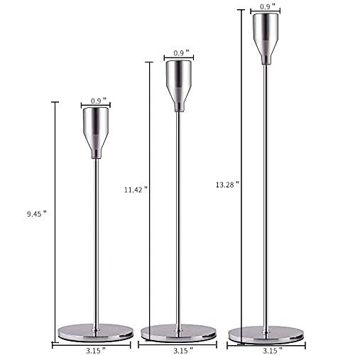 3Pcs/Set Chinese Style Metal Candle Holders Simple Golden Wedding Decoration Bar Party Living Room Decor Home Decor Candlestick