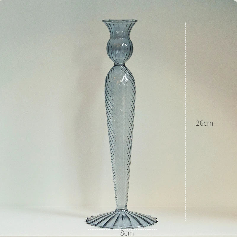 Decorative Candle Holders Nordic Taper Candlestick Stand for Home Wedding Decoration Party Vase Table Centerpiece Couple Gift