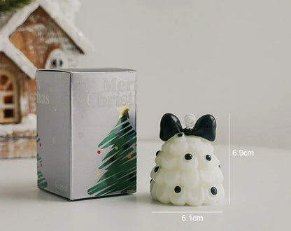 Handmade Cartoon Christmas Tree Scented Candles Scene Decoration Shooting Props Soy Wax Aromatherapy Incense Candle
