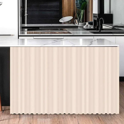 Kitchen Cabinet Curtain Dustproof Cupboard Wardrobe Cover Self-Adhesive Short Curtains Cabinet Bookcases Cortina Rideaux
